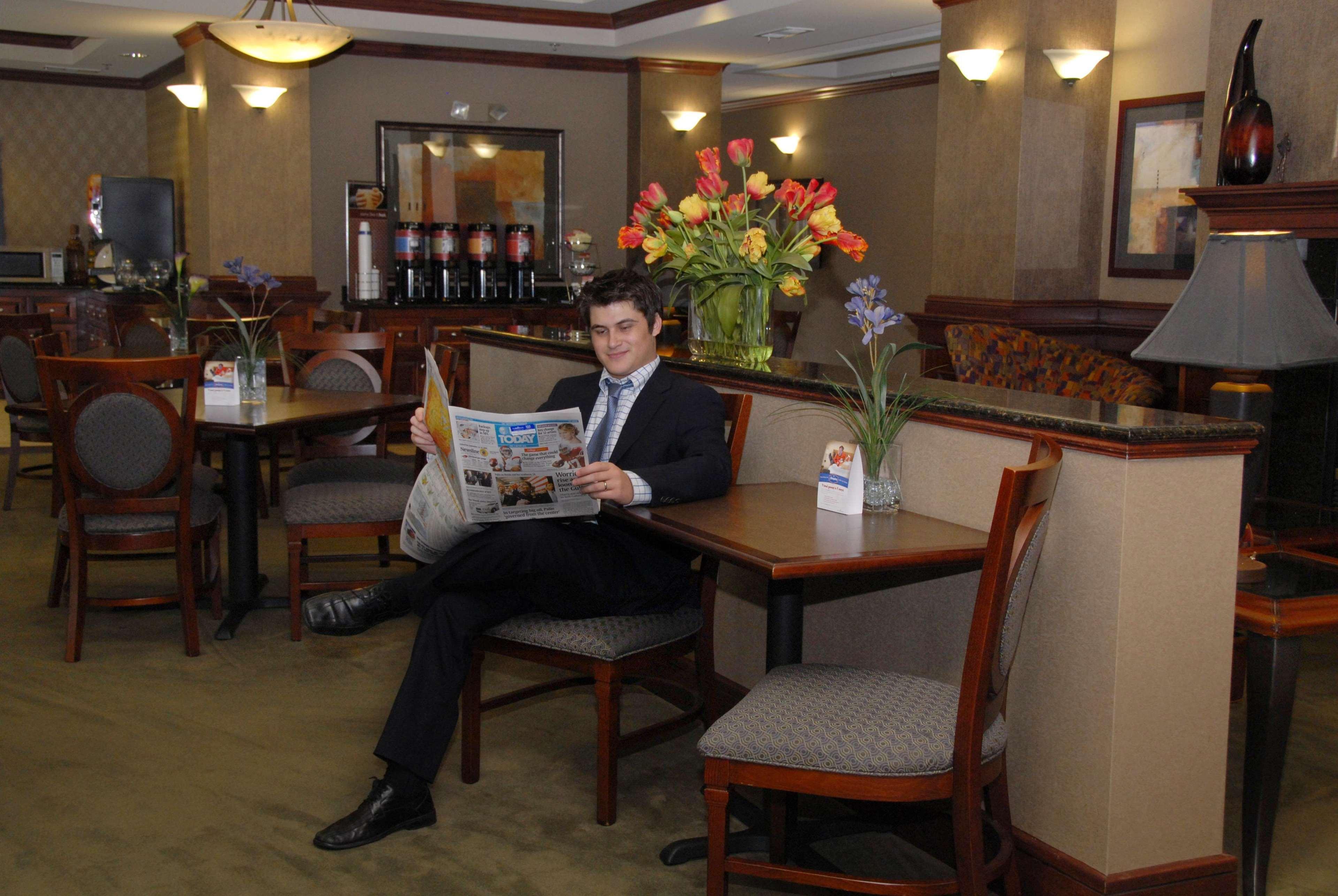 Hampton Inn Van Buren Restaurante foto